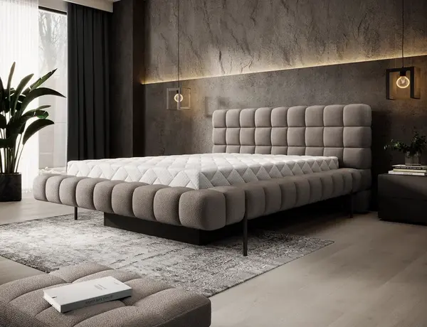 Postel Magentta - kovový rám Rozměr: 160 x 200 cm, látka: Amore 20