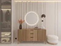 Zrcadlo Divissi Rozměry: 60 cm, Varianta: Osvětlení L