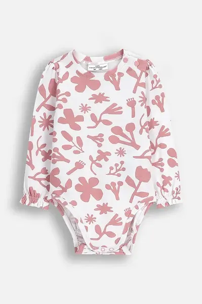 Bavlněné body Coccodrillo TEDDY BEAR GIRL NEWBORN