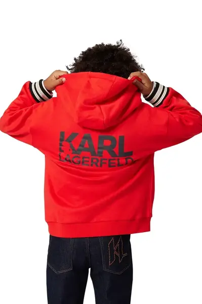 Dětská bavlněná mikina Karl Lagerfeld