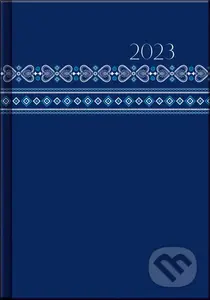 Týdenní diář A5 cz/sk Print Blue