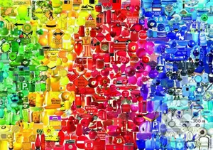 Coloured Things,Coloured Things - puzzle z kategorie Umelecké