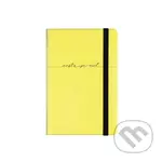 Blok malý s gumičkou pastel - Cesta je cieľ