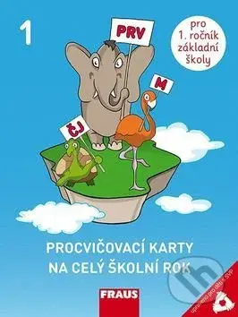 Procvičovací karty na celý školní rok 1 pro děti s SVP - kniha z kategorie 1. stupeň