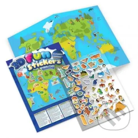 Malý cestovateľ s 3D nálepkami - kniha z kategorie Samolepky