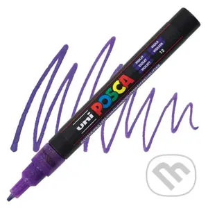 Posca akrylový popisovač PC-3ML, 0,9 - 1,3 mm, třpytivě fialová (tenký kulatý hrot)