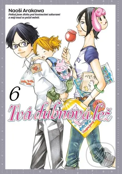 Tvá dubnová lež 6 - Naoši Arakawa - kniha z kategorie Komiksy