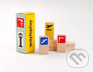 Waytoplay letiskové značky (set 8 ks drevených značiek)