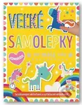 Velké samolepky a omalovánky pre malé ruky: Jednorožce