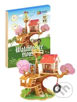 Domeček Rozhledna (Dřevěné 3D puzzle) - puzzle z kategorie 3D puzzle