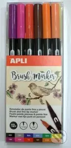 Apli Brush Duo sada fixů 12 ks