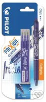 sada Roller FriXion Ball Clicker 0.7 a 3 ks náplne v modrej farbe