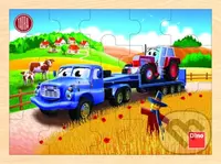 Tatra - dřevěné puzzle tahač - puzzle z kategorie Maxi dílky