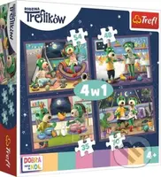 Dobrou noc, Treflíci Večerní rituály 4v1 - puzzle z kategorie 15 - 60 dílků