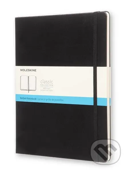 Moleskine - čierny zápisník (veľký, bodkovaný)