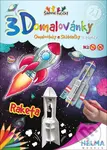 3D omalovánky Raketa (Omalovánky a Skládačky z papíru) - kniha z kategorie Omalovánky