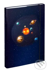 Desky na školní sešity Baagl Planety (A4)