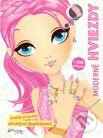 Moderné hviezdy (Ozdob si nechty skvelými doplnkami + 200 nálepiek) - kniha z kategorie Omalovánky, vystřihovánky, papír
