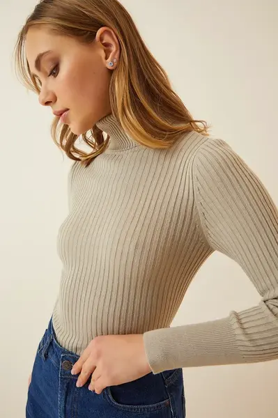 Dámský rolák Happiness İstanbul DD01007/LILAC