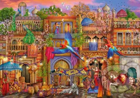 Arabian Street - puzzle z kategorie Umělecké
