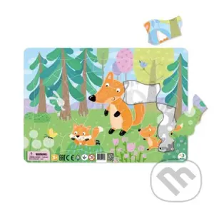Puzzle rámové - Lišky - puzzle z kategorie Maxi dílky