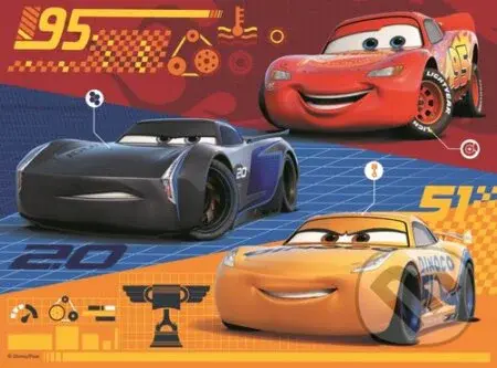 Auta před závodem - puzzle z kategorie 15 - 60 dílků