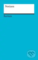 Notizen (blau) (Das kleine Reclam-Notizbuch blanko)
