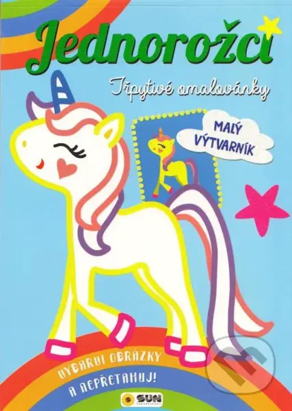 Jednorožci Třpytivé omalovánky - Malý výtvarník - kniha z kategorie Omalovánky