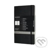 Moleskine – diár/zápisník Professional (čierny) (univerzálny, stredný)