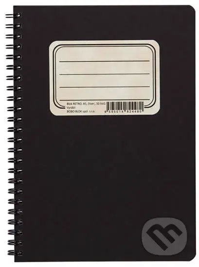 Kroužkový blok RETRO A5