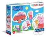 Moje první puzzle: Prasátko Peppa 4v1 - puzzle z kategorie Maxi dílky
