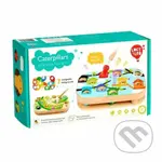 Lucy & Leo Chytání housenek (dřevěná motorická stolní hra s magnety)