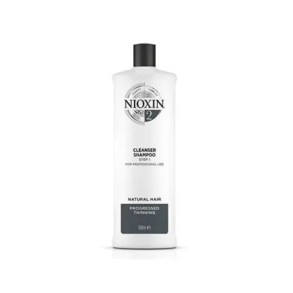 Nioxin Čisticí šampon pro jemné výrazně řídnoucí přírodní vlasy System 2 (Shampoo Cleanser System 2) 1000 ml