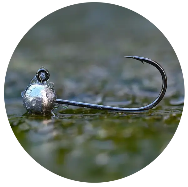 Redbass jigová hlavička sickle 5 ks 7/0 - 15 g