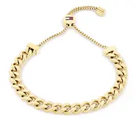 Tommy Hilfiger Slušivý pozlacený náramek Sliding Chains 2780776
