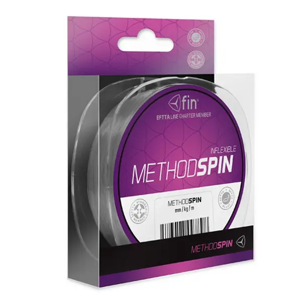 Fin vlasec method spin šedá 200 m-průměr 0,14 mm / nosnost 4 lb
