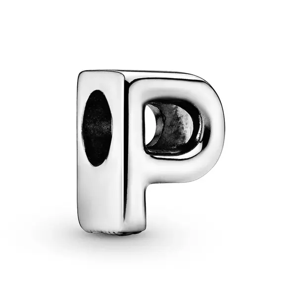 Pandora Stříbrný korálek "P" Moments 797470