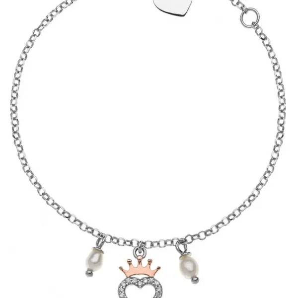 Disney Půvabný stříbrný náramek Princess BS00009TPZL-55
