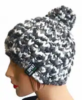 R-spekt kulich fluffy beanie šedý