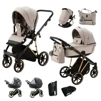 ADAMEX Kočárek kombinovaný Belissa Special Edition Beige/Gold