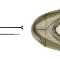 Delphin podběrák partisan 1,8 m 2-dílný - 100x100 cm
