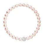 Evolution Group - Pavona Romantický perličkový náramek s krystaly Preciosa 33115.3