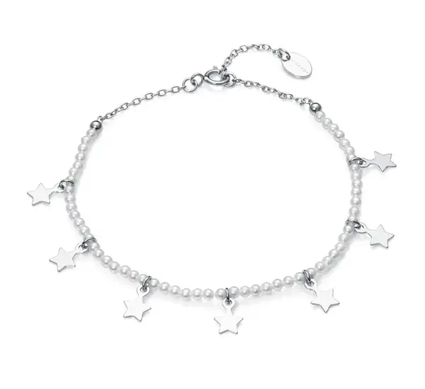 Viceroy Půvabný náramek se syntetickými perlami Trend 13204P000-90