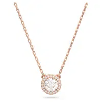 Swarovski Oslnivý bronzový náhrdelník se Swarovski krystalem Constella 5636272