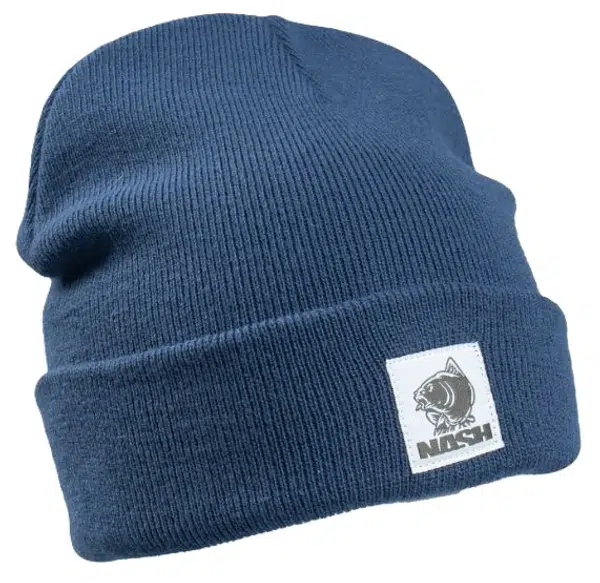 Nash čepice make it happen badge beanie hat navy blue
