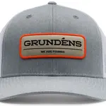 Grundéns kšiltovka we are fishing trucker - heather grey/white