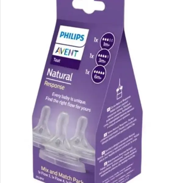 Philips AVENT Savička Natural Response  mix 1m+,3m+,6m+, 3 ks
