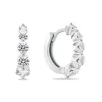 Brilio Silver Něžné stříbrné náušnice kruhy EA956W