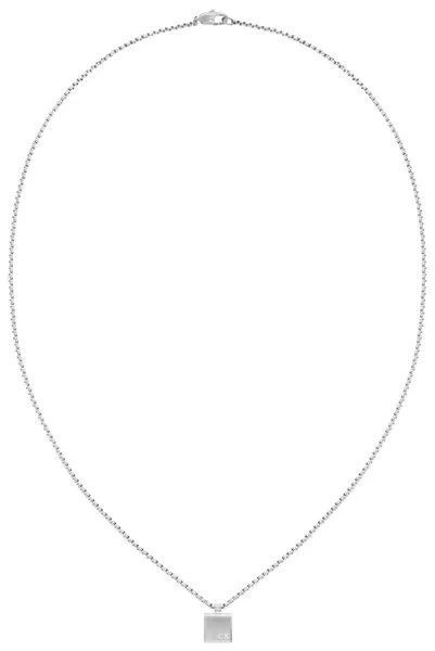 Calvin Klein Moderní ocelový náhrdelník Sculptural 35000486