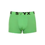 Styx Pánské boxerky sportovní guma zelené (G1069) XXL